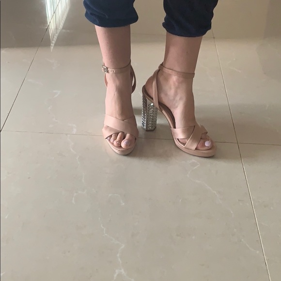 Steve Madden Adeline pink high heel sandals - Picture 7 of 8